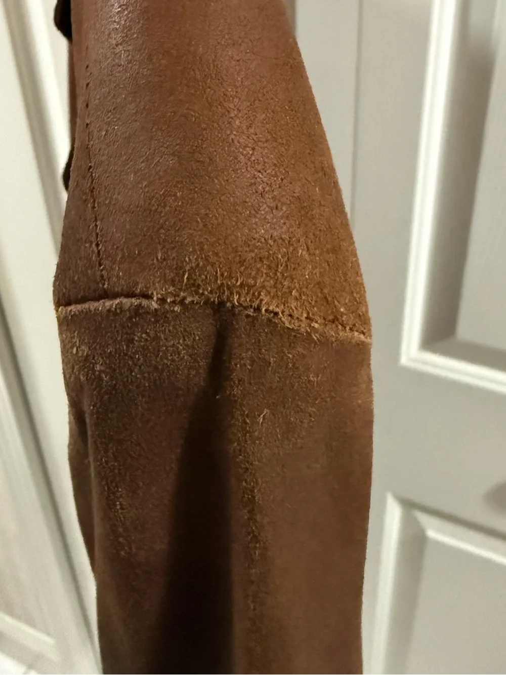 Remy Leather Blazer Men's 44R Brown Made in USA Vintage Sport Coat Jacket - Picture 10 of 12